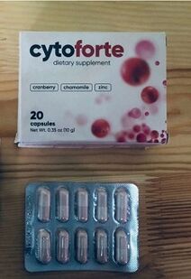 Лечение цистита натуральными капсулами Cyto Forte - отзыв о результате применения. 